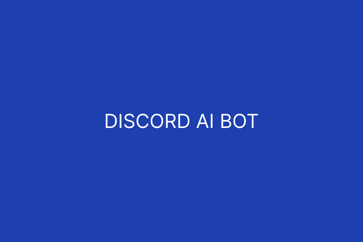 Discord AI Bot